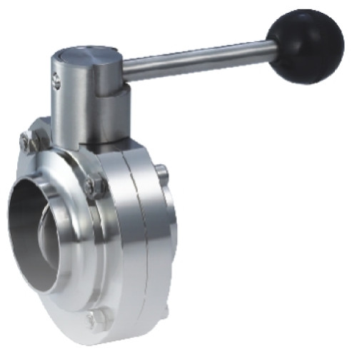 Stainless steel process butterfly valve