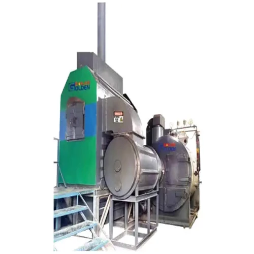 Horizontal Firetube Type External Furnace Wastage (Jhut) Fired Steam Boiler