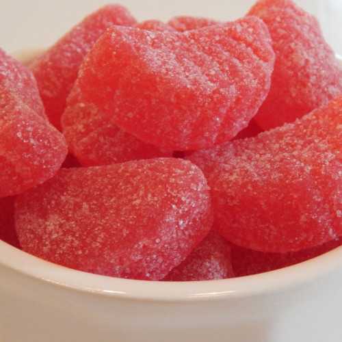 Flavor-Strawberry flavour  for hard candy and jelly candy applications.